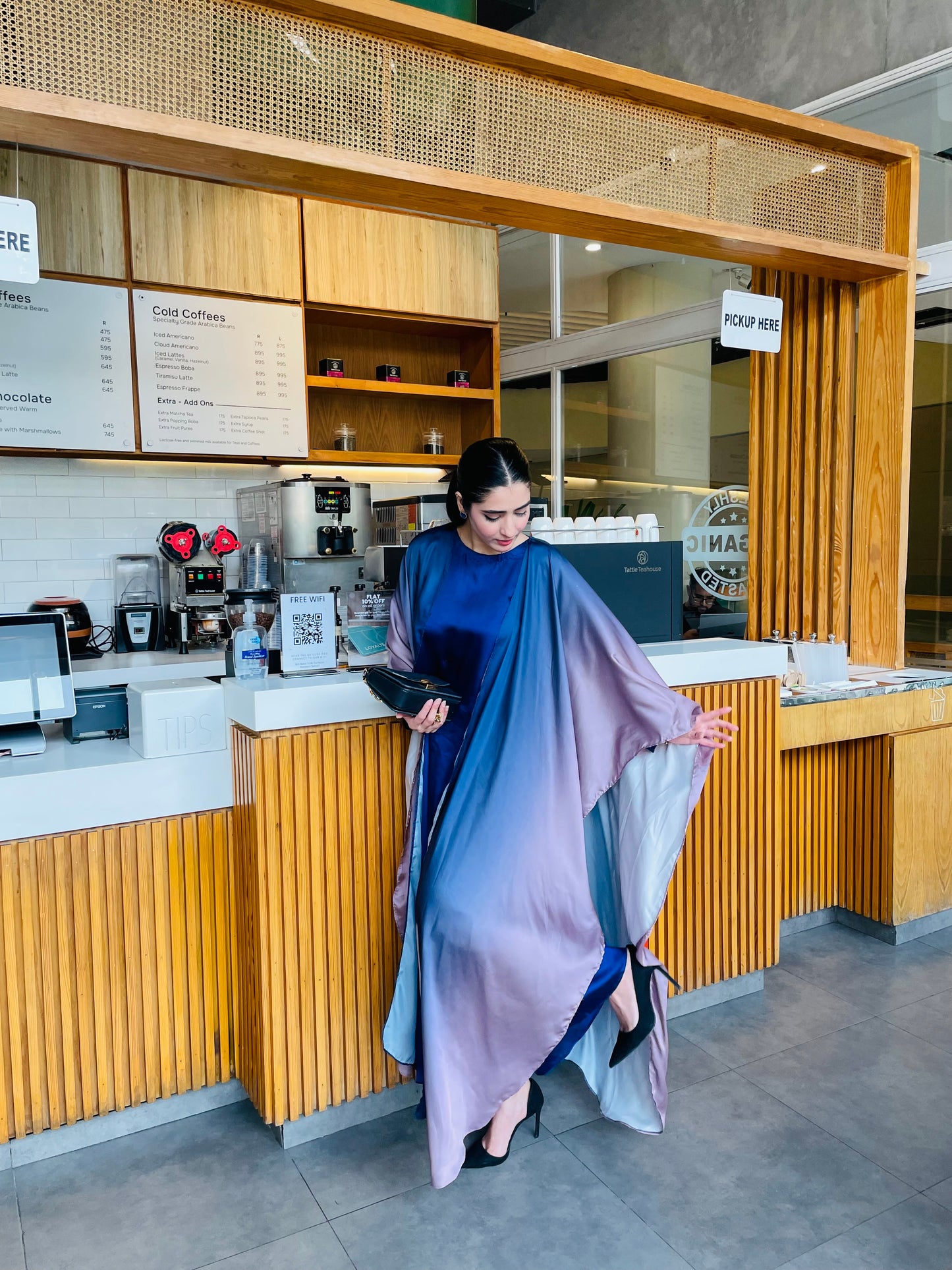Double Tone Abaya