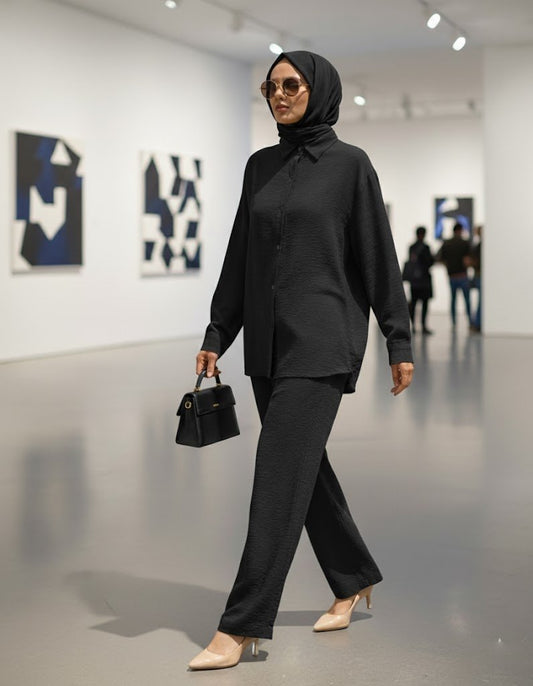 Elora Black Co_Ord Set