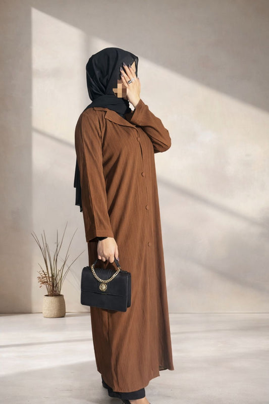 Brown Coated | Abaya