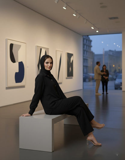 Elora Black Co_Ord Set